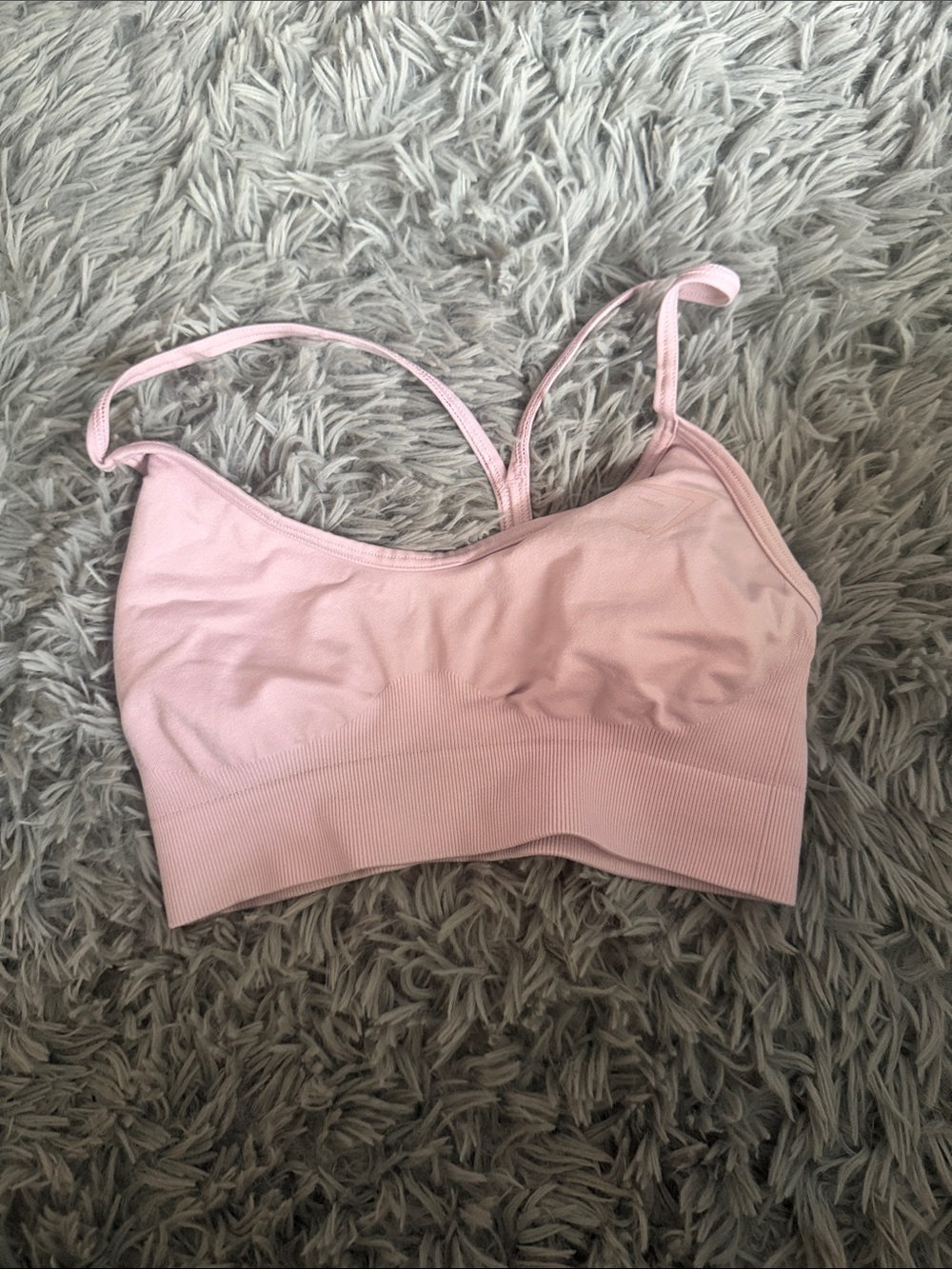 Gymshark Anna Archer Seamless Light Pink sports bra